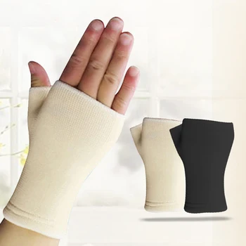 1 Пара компрессионных перчаток при артрите, поддержка запястья, облегчение боли в суставах, бандаж для рук, женский Мужской терапевтический браслет