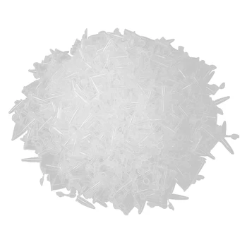 1000 шт Лабораторная прозрачная белая пластиковая центрифужная пробирка 0,5 мл