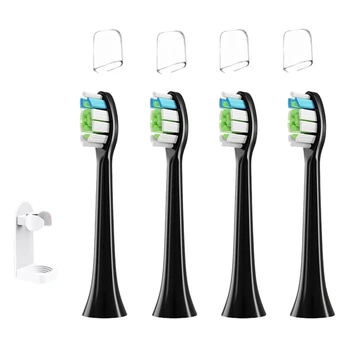 4 Сменные насадки для щеток HX6064 HX6930 HX6730 Sonic Electric Toothbrush Vacuum Diamond Bright