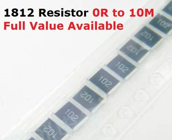 50 шт./лот SMD Чип-резистор 1812 750R/820R/910R/1K/1.1K 5% Сопротивление 750/820/910/Ом 1/1.1/k Резисторы 1K1 Бесплатная доставка