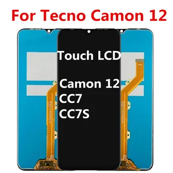 6,52 дюймовый Оригинал Для Tecno Camon 12 CC7 ЖК-дисплей С Сенсорным Экраном Дигитайзер В Сборе Для Tecno CC7 CC7s ЖК-Запчасти Для Ремонта