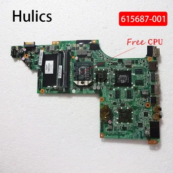 Hulics Используется DA0LX8MB6E1 615687-001 Для Hp Pavilion DV7 DV7T DV7-4000 Материнская Плата Ноутбука Без процессора DDR3