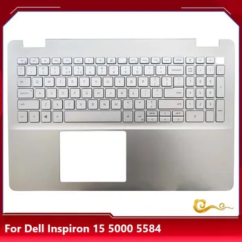 YUEBEISHENG New/ org Для Dell Inspiron 15 5000 5584 Подставка для рук, верхняя крышка клавиатуры, верхняя оболочка серебристого цвета