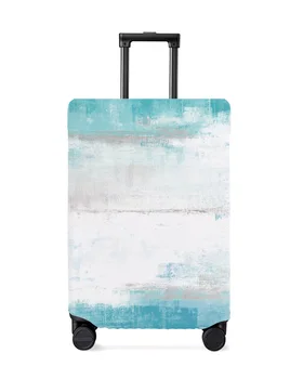 Абстрактное искусство, зеленая Утка, чехол для багажа, Эластичный чехол для чемодана, чехол для пыли для багажа, чехол для дорожного чемодана 18-32 дюймов