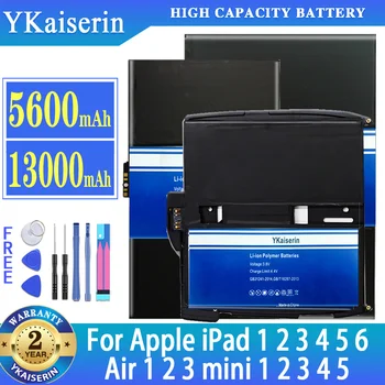 Аккумулятор для Apple iPad 1 2 3 4 5 6 Air 1 2 3 mini 1 2 3 4 5 A2152 A1315 A1432 A1489 A1403 A1395 A1538 A1484 A1547 A2152 A2133