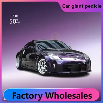 Гиперглянцевая металлическая темно-фиолетовая виниловая пленка для обертывания автомобиля без пузырьков простая установка 1.52x18 м
