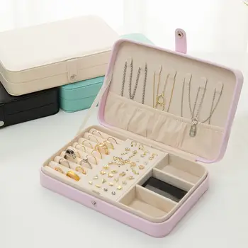 Двухслойные ювелирные изделия, кольцо, ожерелье, коробка для хранения, шкатулка для ювелирных изделий