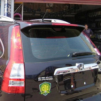 Для Honda CRV 2007--2011 годов Выпуска Спойлер на крыше ABS Пластик Заднее Крыло багажника Аксессуары для обвеса автомобиля