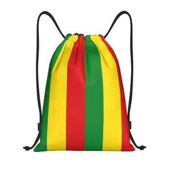 Изготовленный на Заказ Ямайский Флаг Раста Сумка на Шнурке для Тренировок Рюкзаки Для Йоги Мужчины Женщины Спортивный Рюкзак Для Спортзала