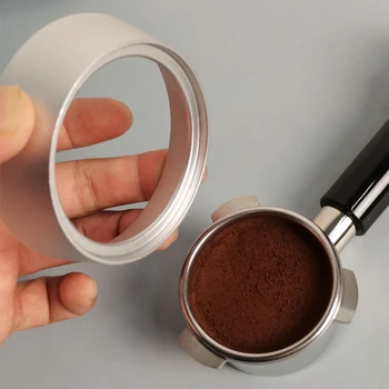 Кольца для кофейного порошка Воронка для дозирования эспрессо Материал из алюминиевого сплава Универсальные кольца для приема порошка Прямая поставка