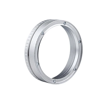 Кольцо для дозирования кофе Эспрессо - Сменное кольцо для кофейного фильтра, Магнитная воронка для дозирования кофе Эспрессо, Серебро 51 мм