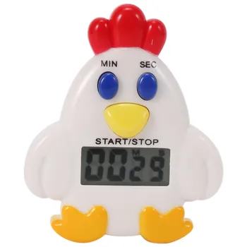 Кухонный ЖК-цифровой зажим с обратным отсчетом 99 минут 59 СЕКУНД, Таймер-будильник для Курицы