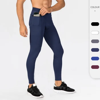 Мужские термальные колготки для бега, спортивные брюки, компрессионная одежда для спортзала, одежда для фитнеса, Леггинсы для фитнеса, Брюки для бега трусцой, спортивные штаны