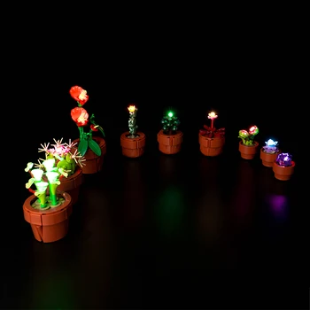 Набор светодиодных светильников LocoLee 10329 подходит для изготовления строительных блоков для крошечных растений (включая только осветительные принадлежности).