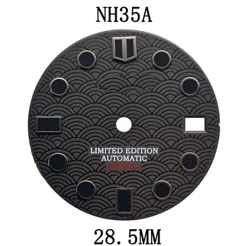 Подходит для аксессуаров модификации часов для дайвинга с механическим механизмом NH35A NH36A с циферблатом 28,5 мм