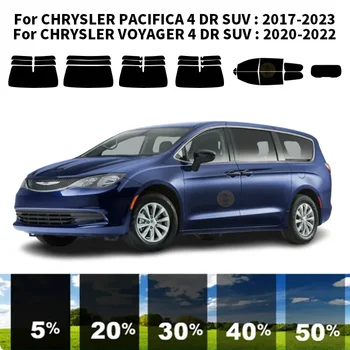Предварительно нарезанная нанокерамика, комплект для УФ-тонировки автомобильных окон, пленка для автомобильных окон для CHRYSLER VOYAGER 4 DR SUV 2020-2022