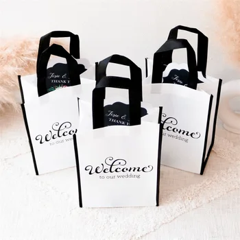 приветственные сумки 12шт для свадебного назначения, Приветственные сумки для свадебного отеля, Приветственные сумки для гостей за городом