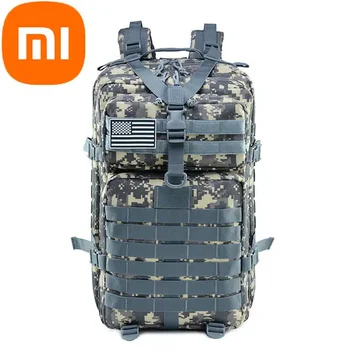 Рюкзак Xiaomi, мужская военная сумка, спортивный походный велосипед большой емкости, уличный тактический камуфляжный рюкзак