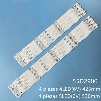 Светодиодная панель для TCL tot 55d2900 4x4 4x5 3030c L55P2US led55d2900s U55P6046 U55P6006 4c-lb5505-hr02j 55HR330M05A8 55HR330M04A8