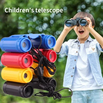 Телескоп Портативный Детский Бинокулярный Складной Инструмент для наблюдения на открытом воздухе Детский Бинокулярный Телескоп высокого разрешения