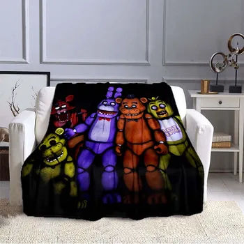 Теплое тонкое одеяло с рисунком медведя Лейди, фланелевое Портативное Удобное Теплое одеяло, одеяла для кроватей, одеяло для пикника