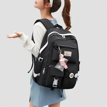 Школьный рюкзак Популярный рюкзак с гладкой застежкой-молнией Вместительный школьный рюкзак Прекрасный рюкзак для ноутбука